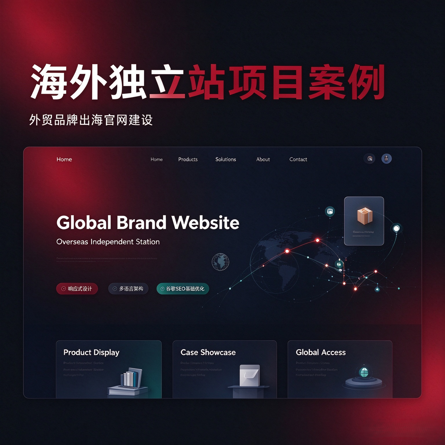Customized development project for brands expanding overseas to independent sites